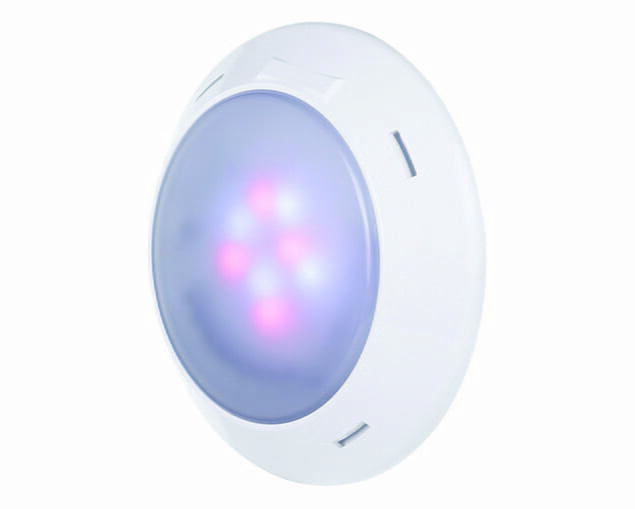 Projecteur LED RGB 27W Fixation Prise balai