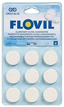Kits d'entretien de piscine GENERIQUE Clarifiant ultra concentré pastilles  Flovil flovil