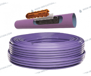 Tube goute a goute Violet