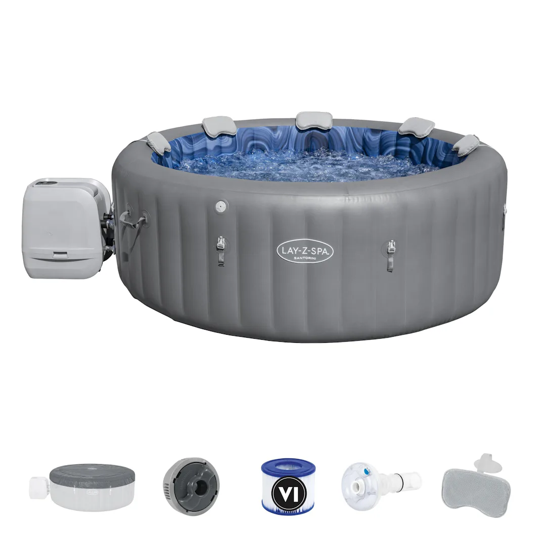 Spa gonflable Lay-Z-Spa Santorini Hydrojet™ – Image 2