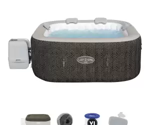 Spa gonflable carré Lay-Z-Spa Cabo Hydrojet™