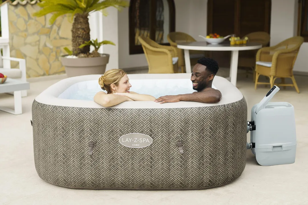 Spa gonflable carré Lay-Z-Spa Cabo Hydrojet™ – Image 2