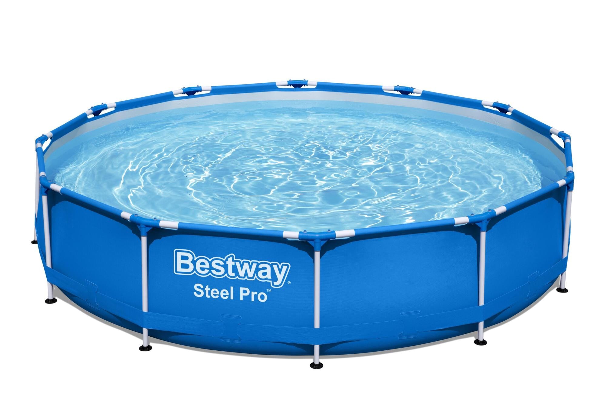 Piscine hors sol ronde Steel Pro 366 x 76 cm bleu clair – Image 4