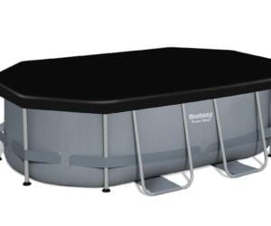 Bâche 4 saisons ovale 305x184cm pour piscine Power Steel 305x200cm