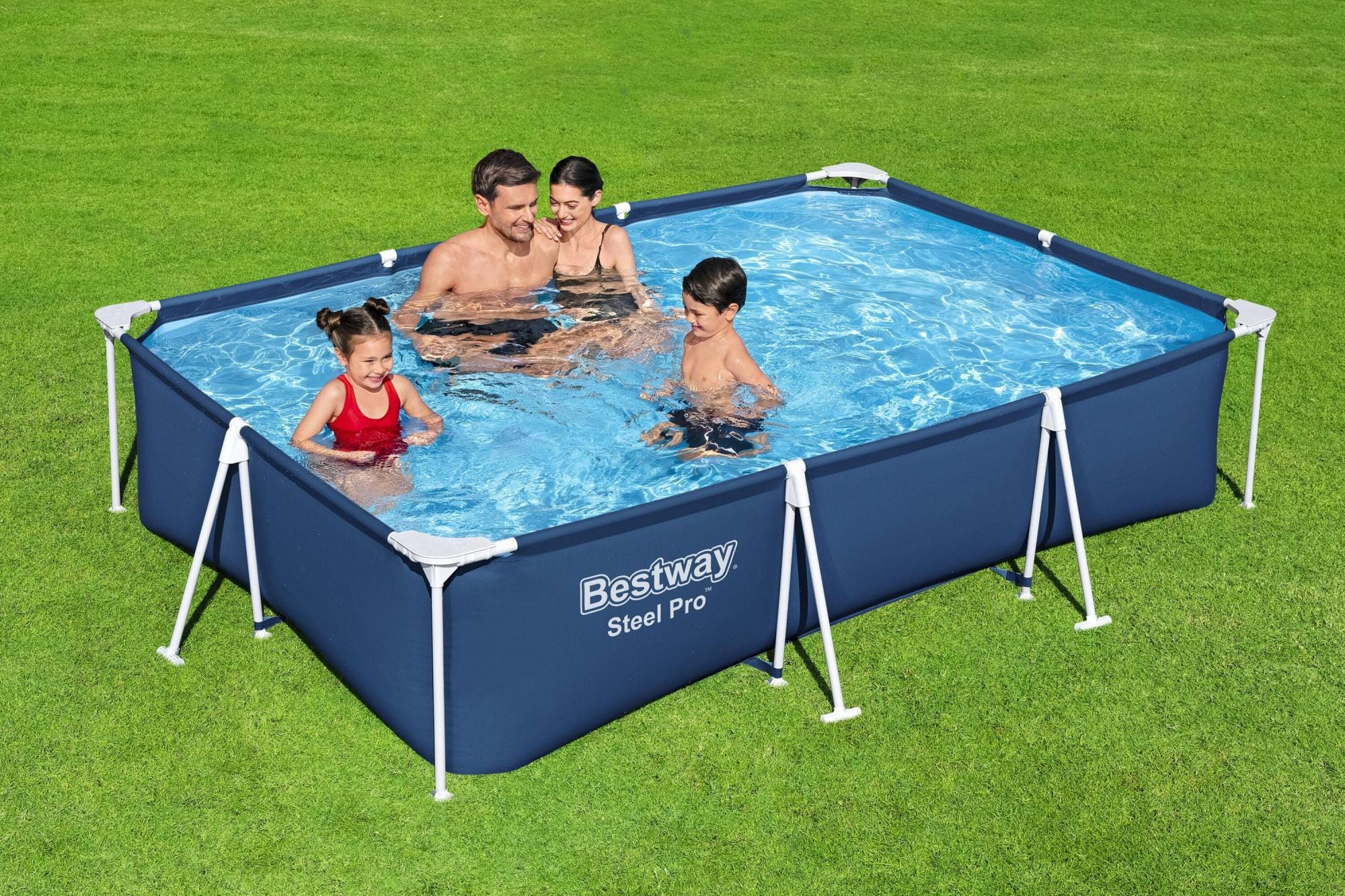 Piscine hors sol rectangle Steel Pro 300 x 201 x 66 cm – Image 3