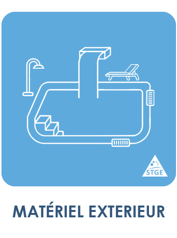 Matériel exterieur piscine