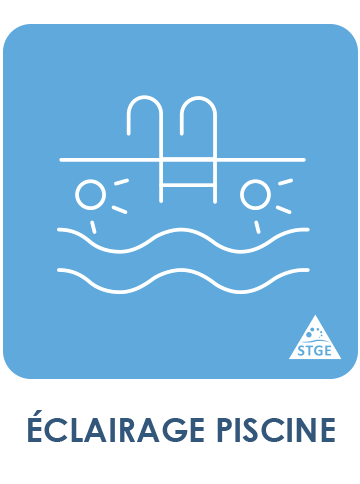 éclairage piscine